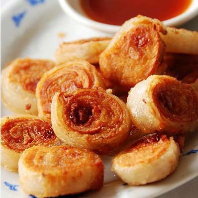 顺德美食之大良野鸡卷